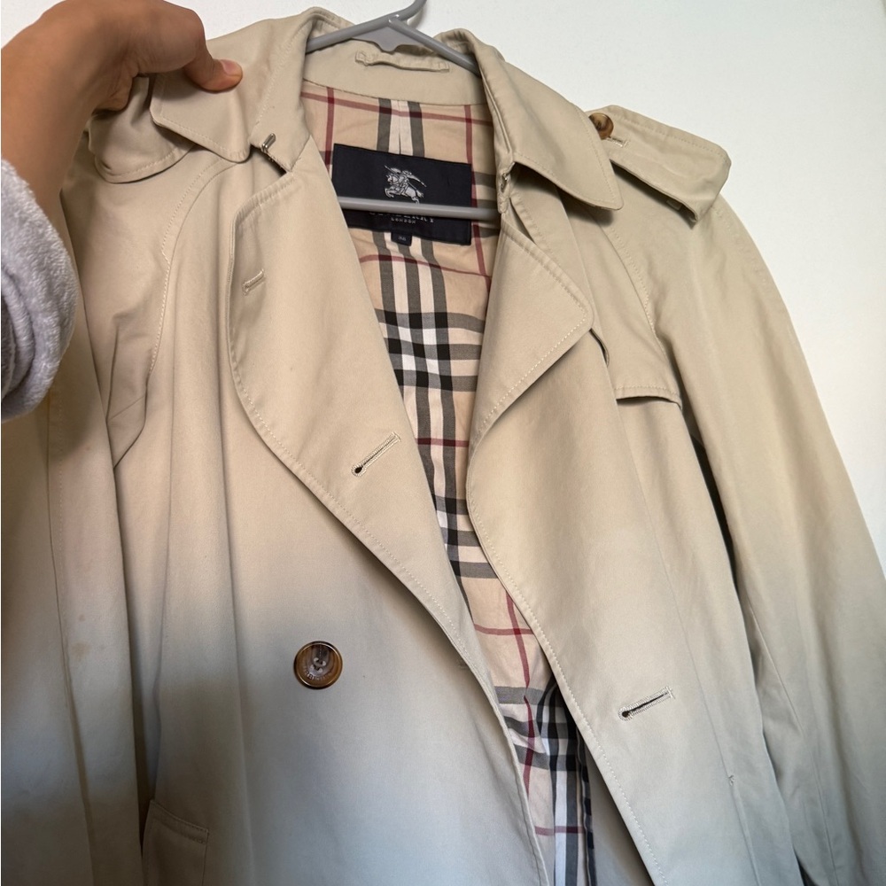 Burberry Tan Trench Coat
